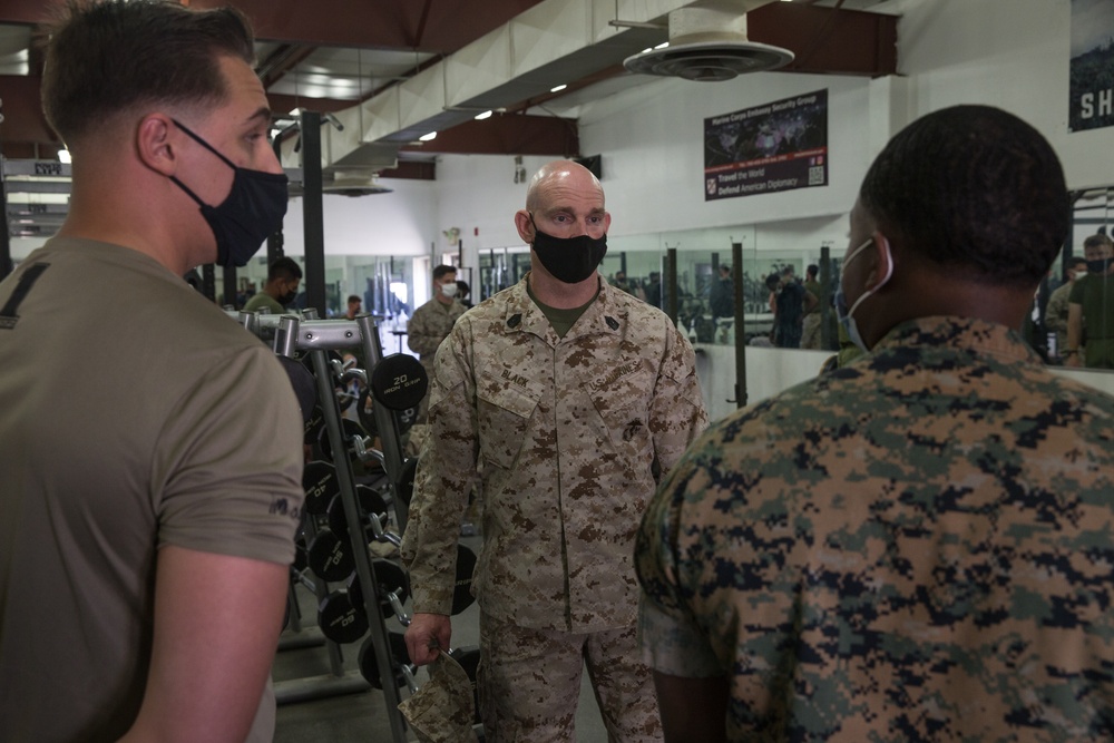 Sergeant Major of the Marine Corps visits the Combat Center
