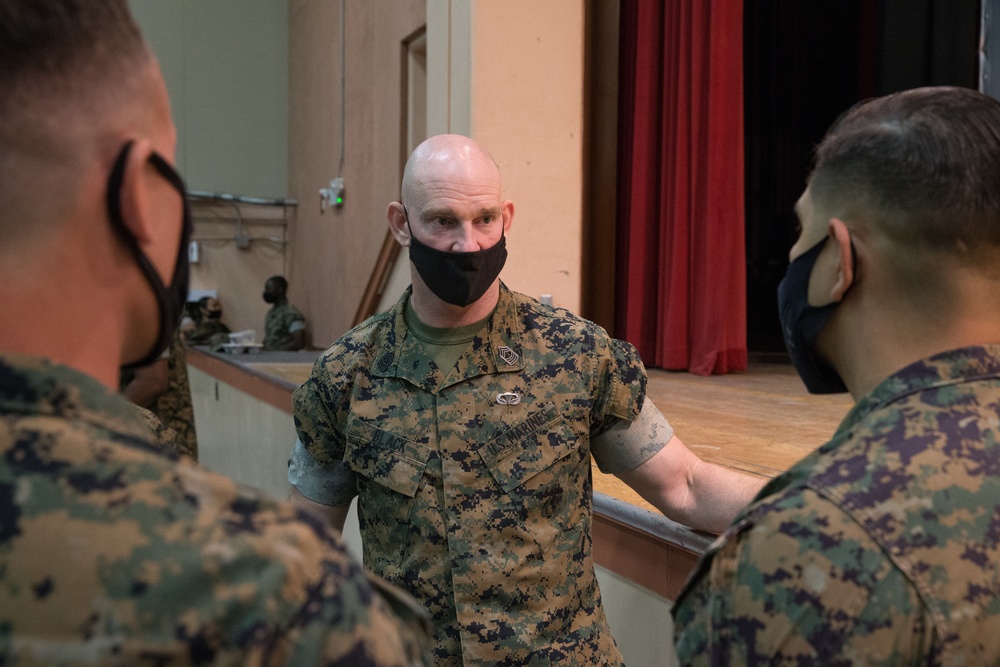 Sergeant Major of the Marine Corps visits the Combat Center