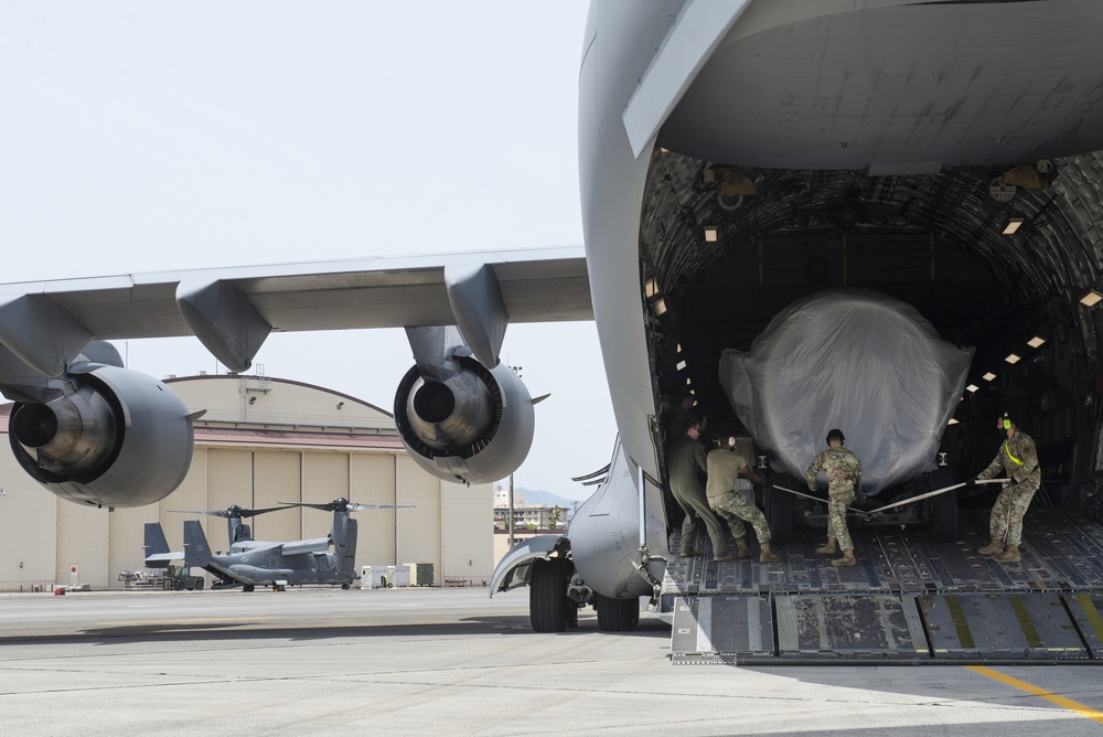 Yokota Airmen send readiness asset to Kadena