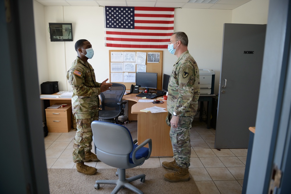 MWD capability brief and demo for USAG Benelux Commander