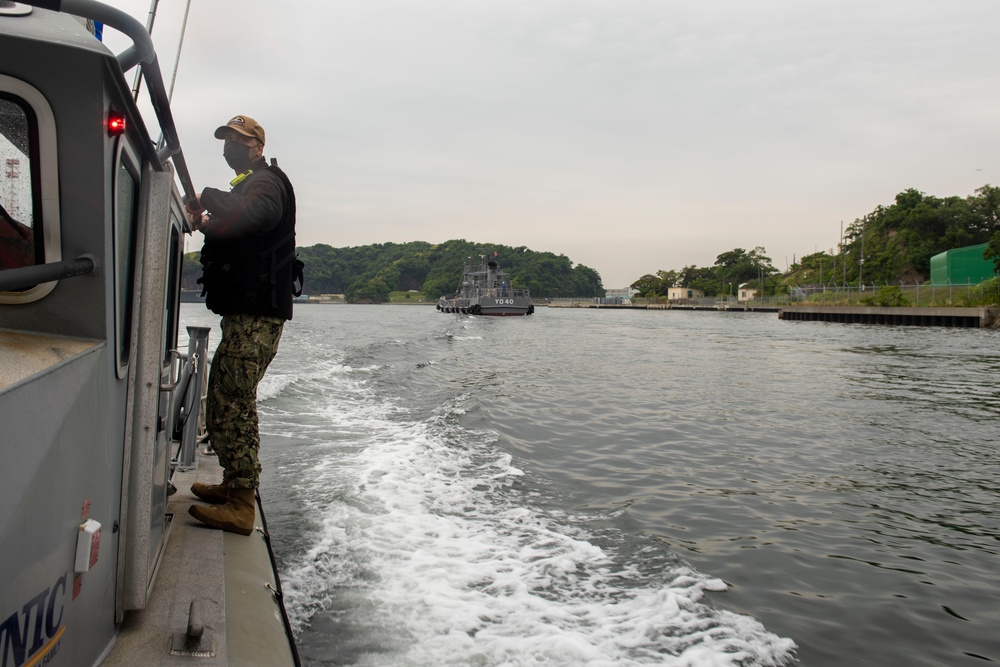 CFAY Harbor Security Conducts Patrol