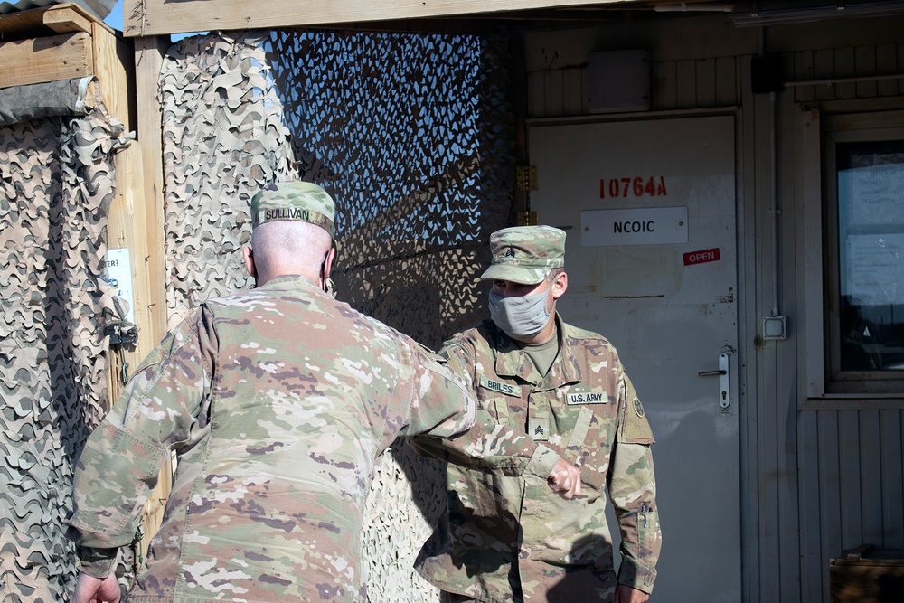 1st TSC commanding general visits Al Asad