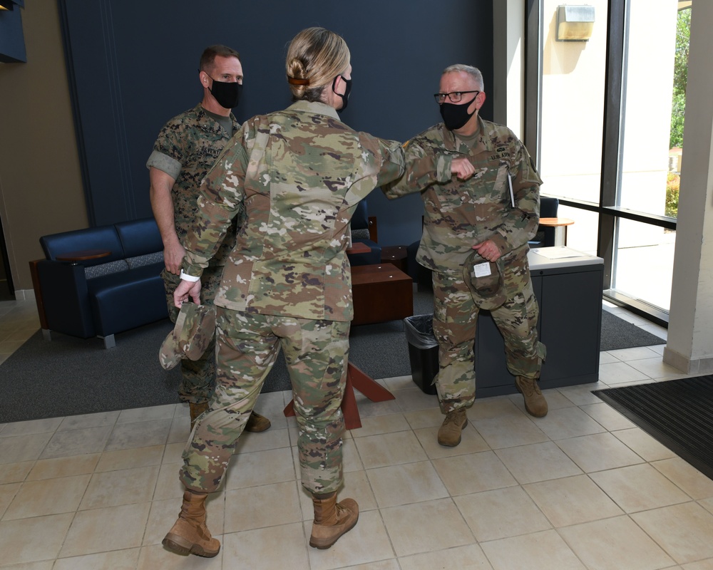 Defense Logistics Agency Distribution Commander visits DLA Distribution Warner Robins