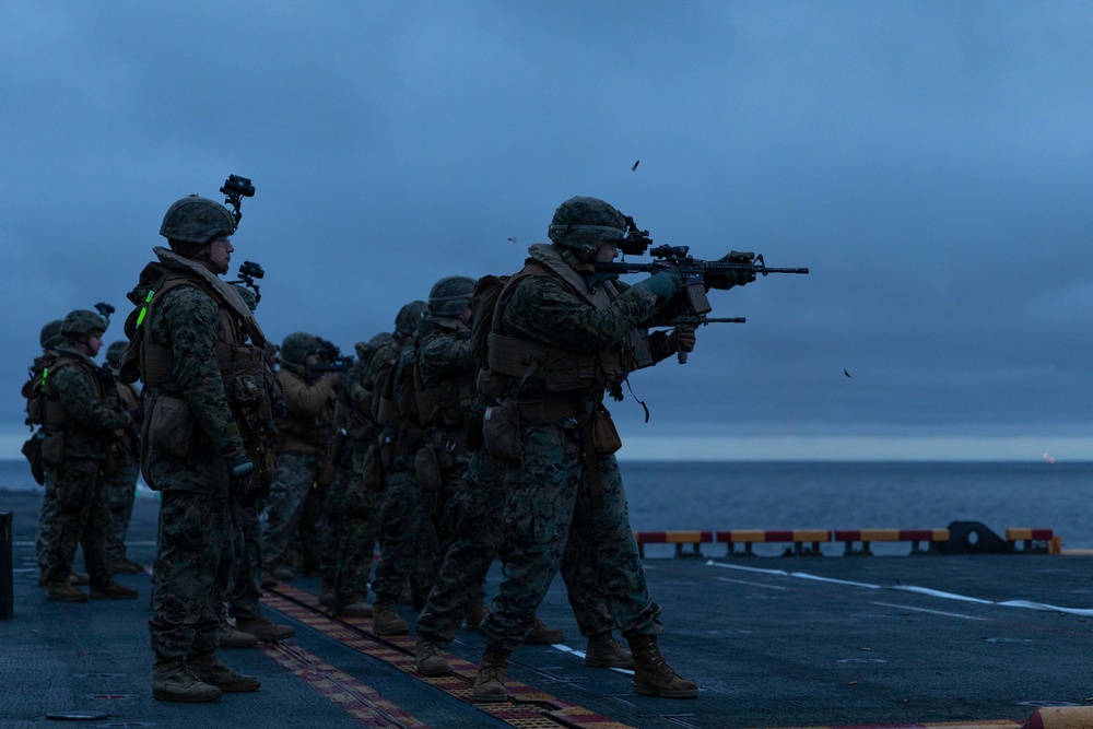 USS Iwo Jima Operates In North Sea