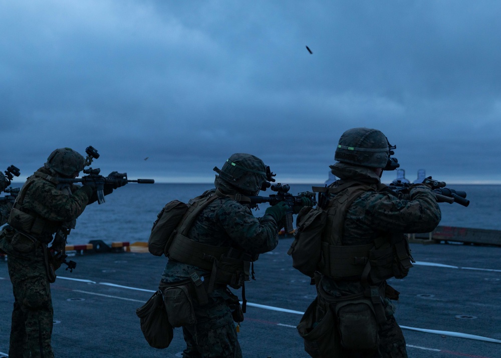 USS Iwo Jima Operates In North Sea