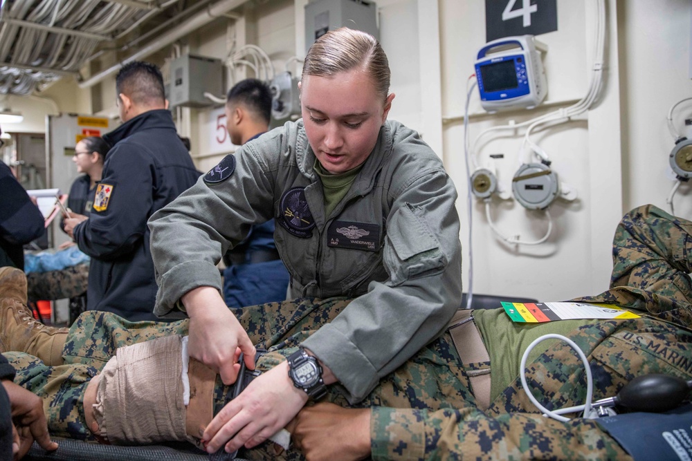 USS Iwo Jima Operates In North Sea