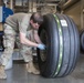 167th Maintainers Prepare Wheels and Tires for Aircraft