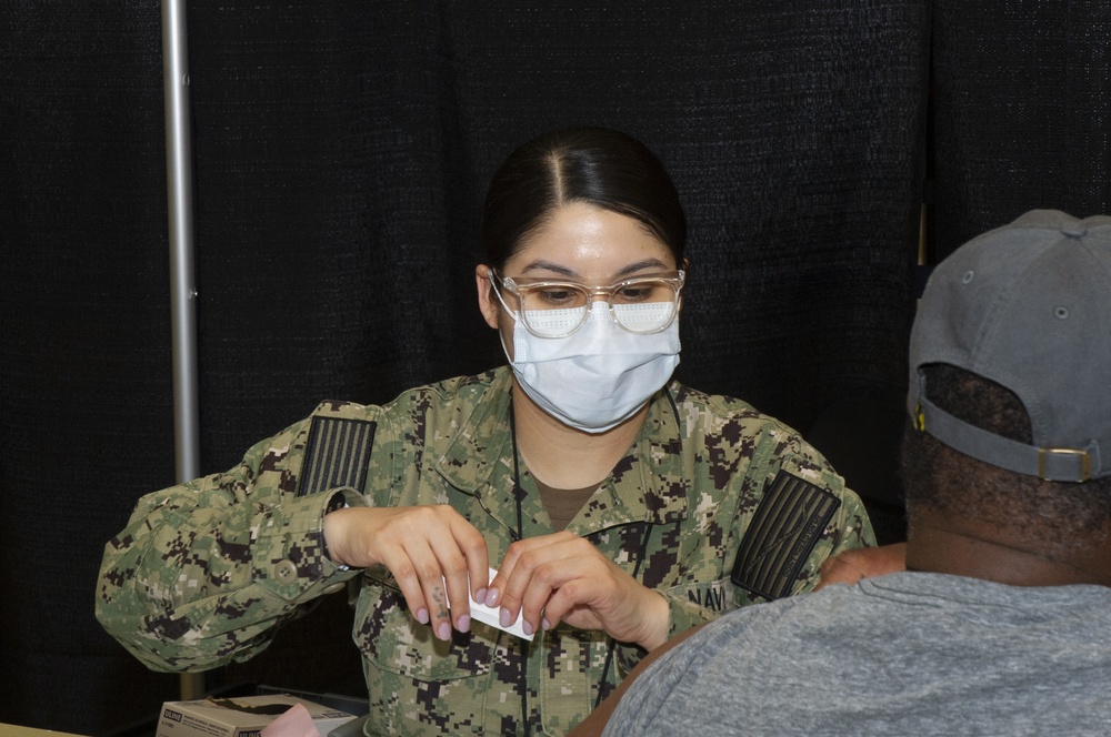 U.S. Navy Supports COVID-19 Community Vaccination