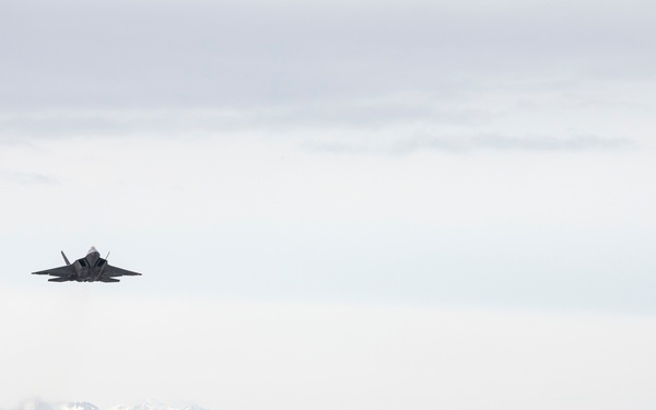 A Raptor shows its belly