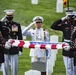 Military Funeral Honors with Funeral Escort are Conducted for retired Assistant Commandant of the U.S. Marine Corps Gen. John Kerry Davis