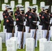 Military Funeral Honors with Funeral Escort are Conducted for retired Assistant Commandant of the U.S. Marine Corps Gen. John Kerry Davis