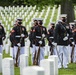 Military Funeral Honors with Funeral Escort are Conducted for retired Assistant Commandant of the U.S. Marine Corps Gen. John Kerry Davis