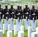 Military Funeral Honors with Funeral Escort are Conducted for retired Assistant Commandant of the U.S. Marine Corps Gen. John Kerry Davis