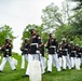 Military Funeral Honors with Funeral Escort are Conducted for retired Assistant Commandant of the U.S. Marine Corps Gen. John Kerry Davis