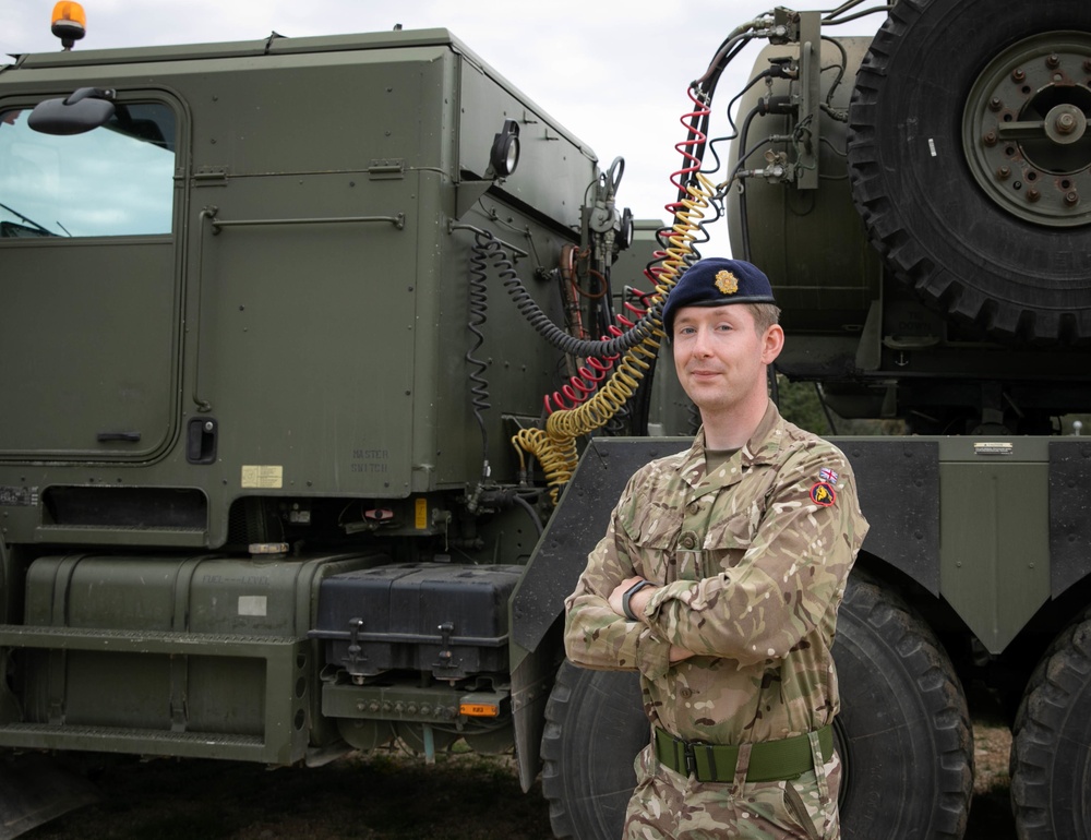 British movement control officer keeps operations smooth