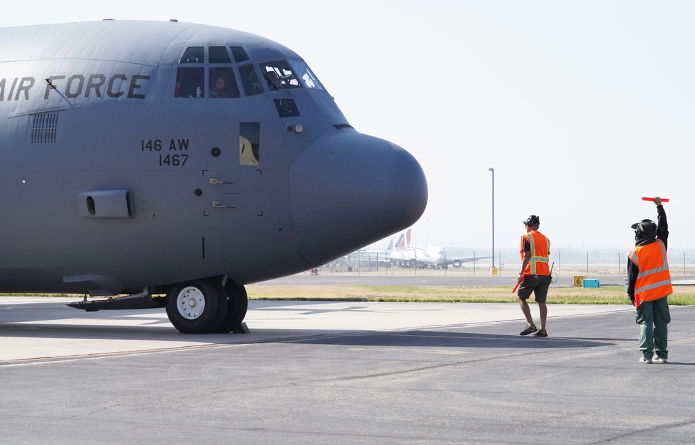 146th Airlift Wing Participates In Annual MAFFS Aerial Fire Fighting Recertification Training