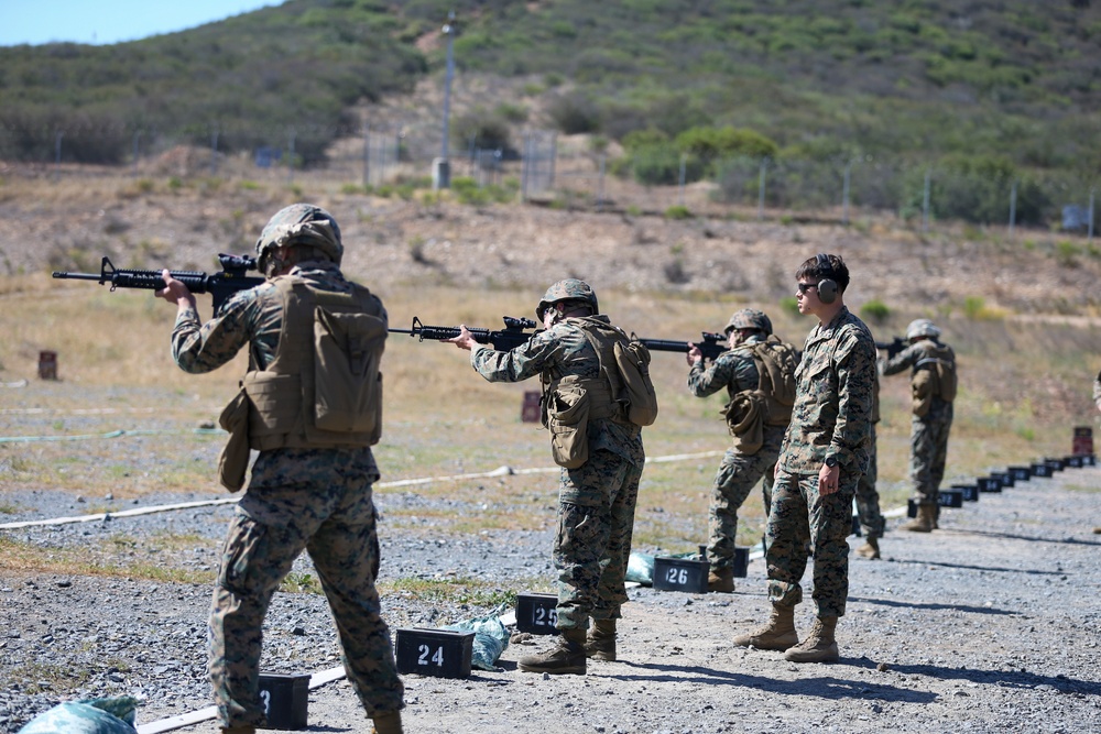 MCAS Miramar Marines conduct stress shoot