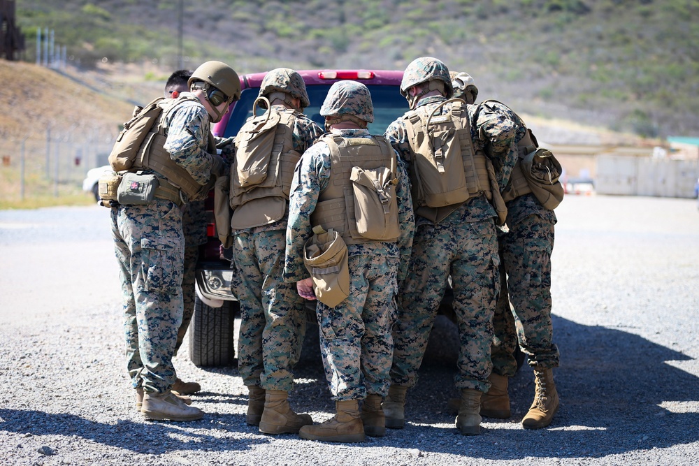 MCAS Miramar Marines conduct stress shoot