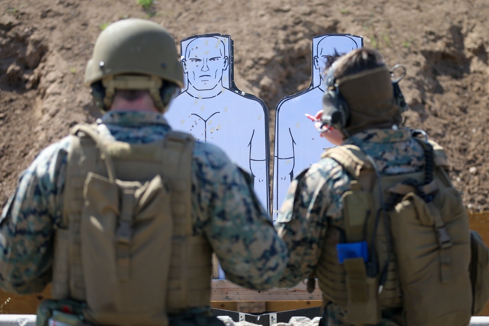 MCAS Miramar Marines conduct stress shoot