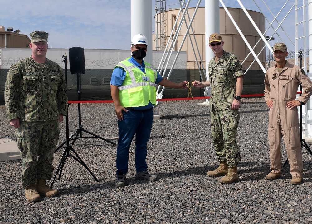 Camp Lemonnier Water Tower Ribbon Cutting Ceremony