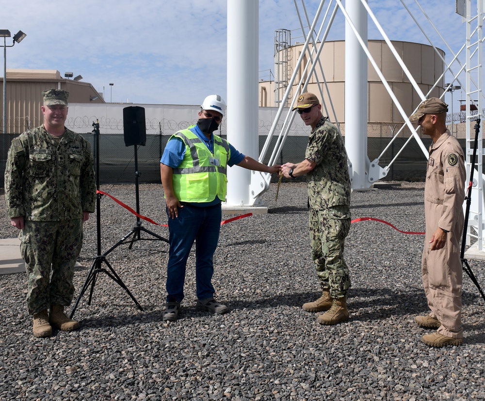 Camp Lemonnier Water Tower Ribbon Cutting Ceremony