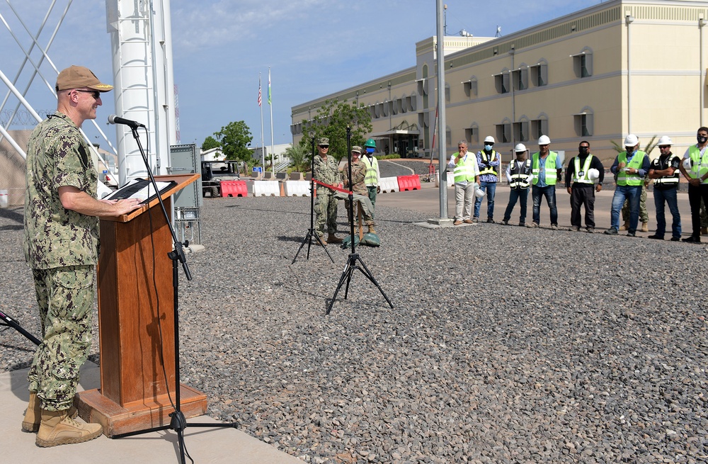 Camp Lemonnier Water Tower Ribbon Cutting Ceremony