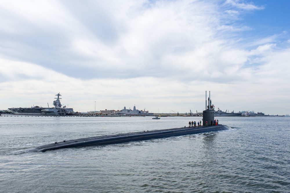 USS New Hampshire (SSN 778) Returns From Deployment