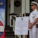Navy Gold Star Proclamation Signing