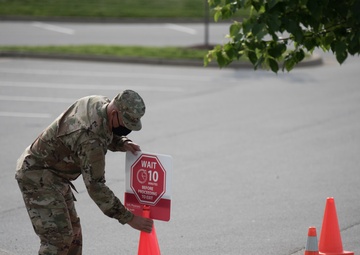 Kentucky Air Guard supports mobile COVID-19 vaccine site