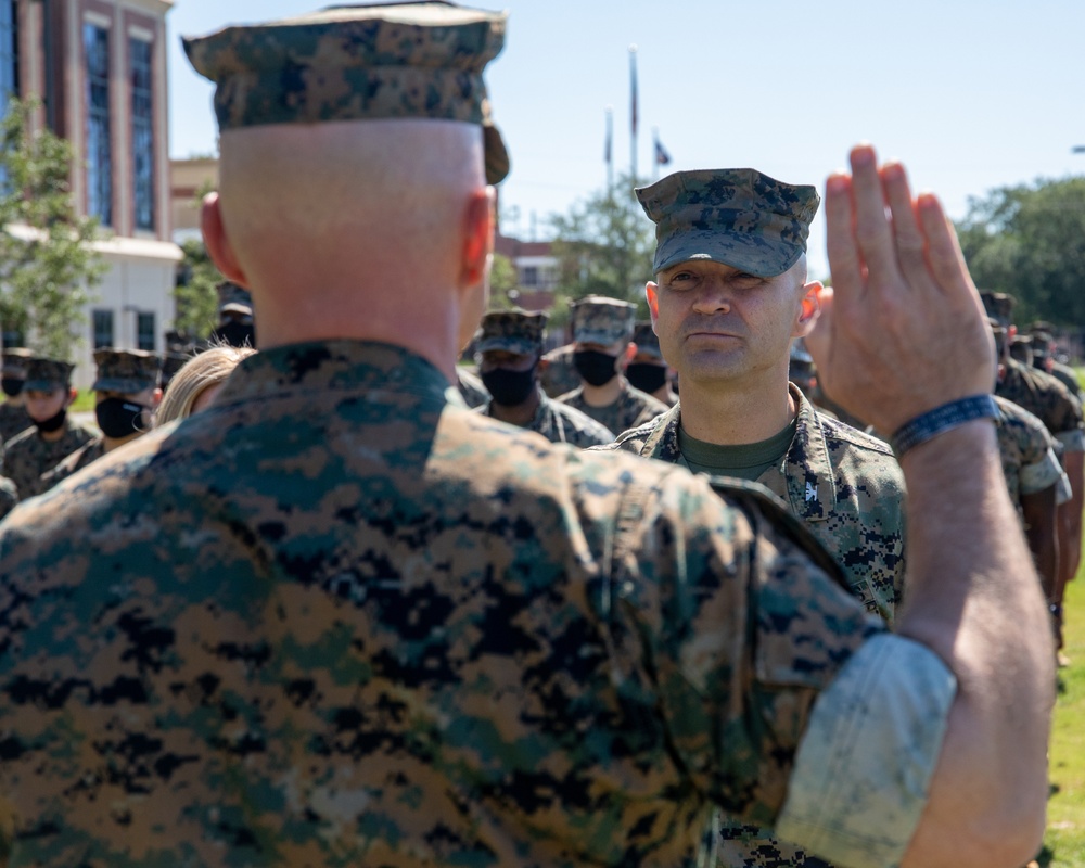 Colonel Burkett Promotion Ceremony