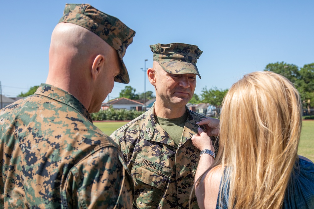 Colonel Burkett Promotion Ceremony