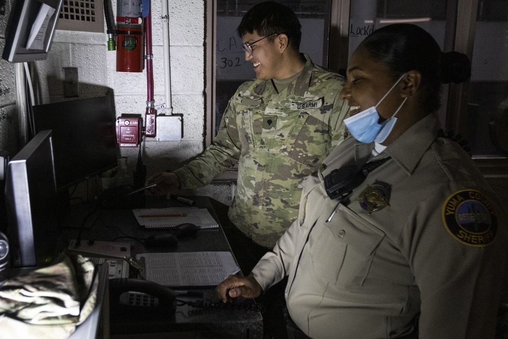 AZ Guard Task Force Badge Support Yuma County Sheriffs