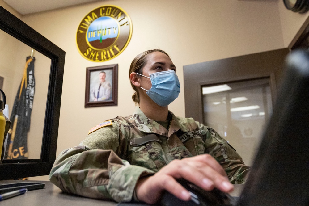 AZ Guard Task Force Badge Support Yuma County Sheriffs