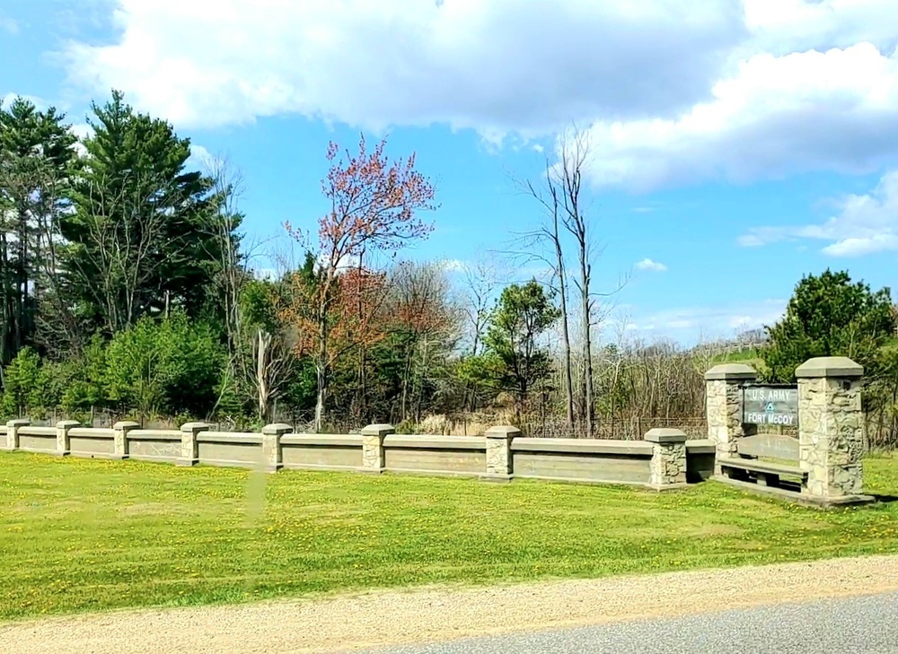 Fort McCoy Stone Gates