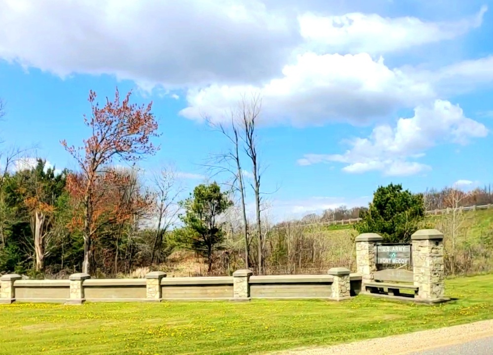 Fort McCoy Stone Gates