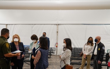 DHS Secretary Alejandro N. Mayorkas leads Congressional tour of Donna, Texas, CBP facilities