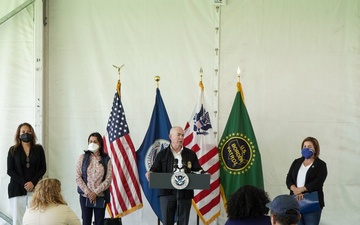 DHS Secretary Alejandro N. Mayorkas leads Congressional tour of Donna, Texas, CBP facilities