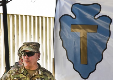 Col. David Burger, the G-3 for Task Force Spartan, announces the winners for the TF Spartan 2nd annual Small Arms Marksmanship competition