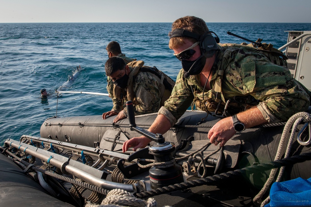 CTF 56 Mark VI Underwater Unmanned Vehicle Training