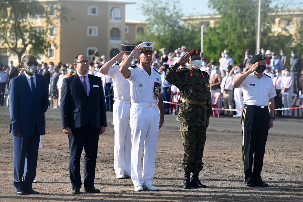 CJTF-HOA commanding general attends World War II commemoration with French Forces in Djibouti