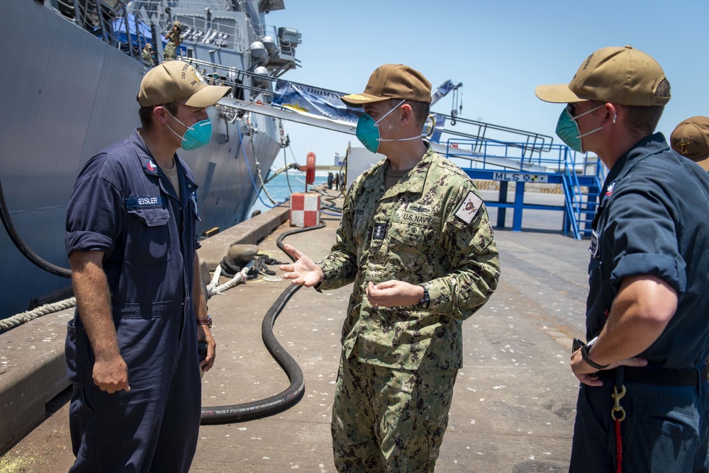 NAVCENT Visit USS Thomas Hudner