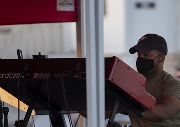 Rocking out on The Rock