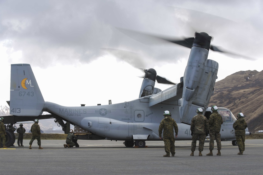 Marines move medical teams for Innovative Readiness Training Arctic Care Kodiak Island 2021