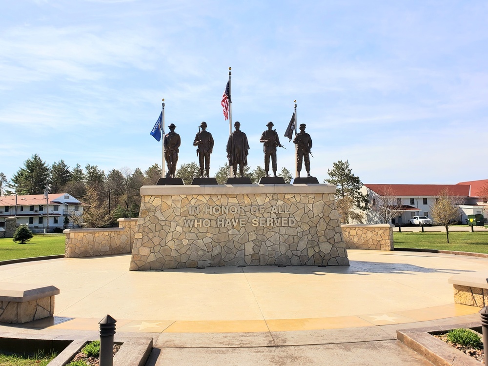 Veterans Memorial Plaza at Fort McCoy