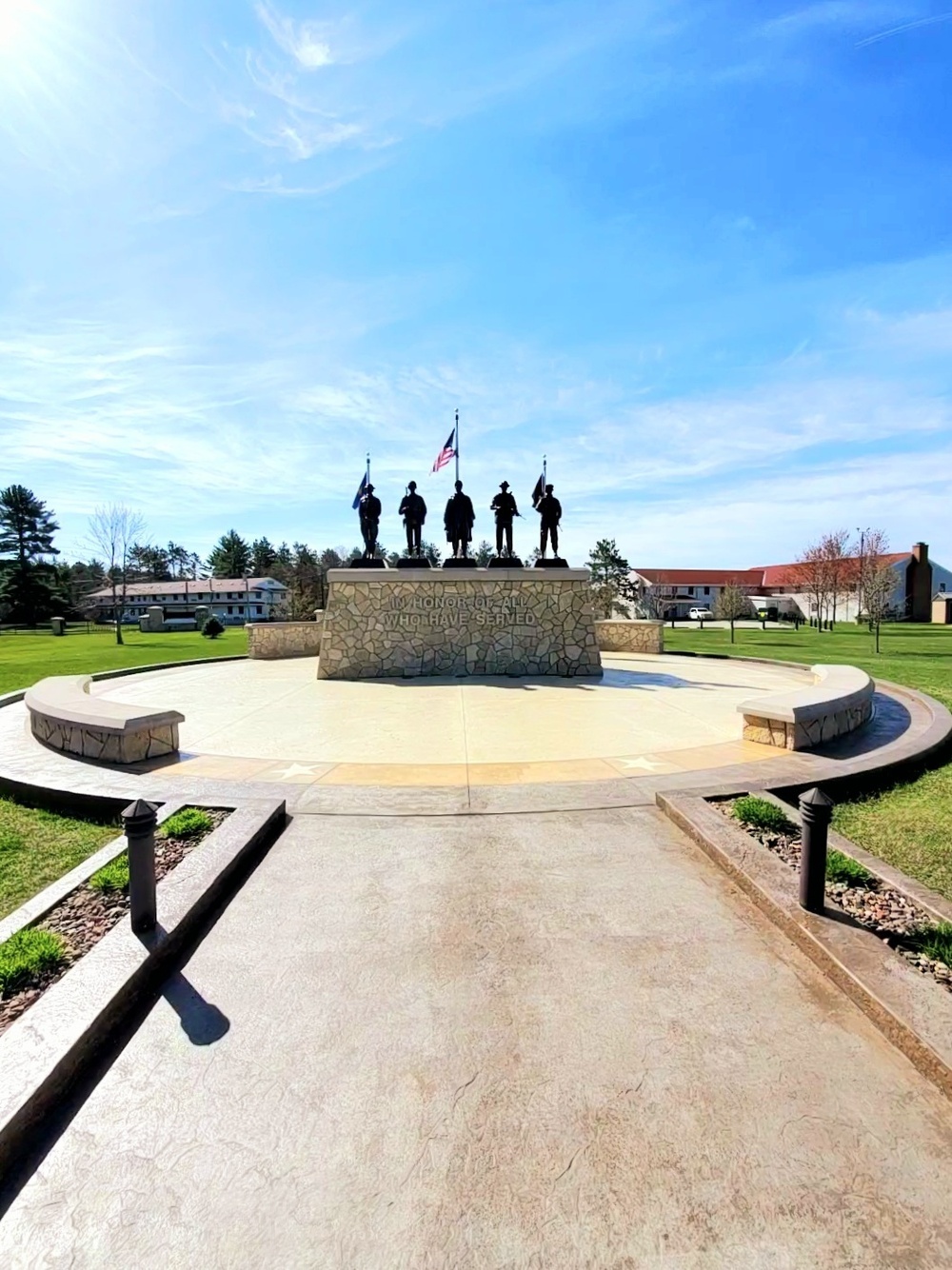 Veterans Memorial Plaza at Fort McCoy