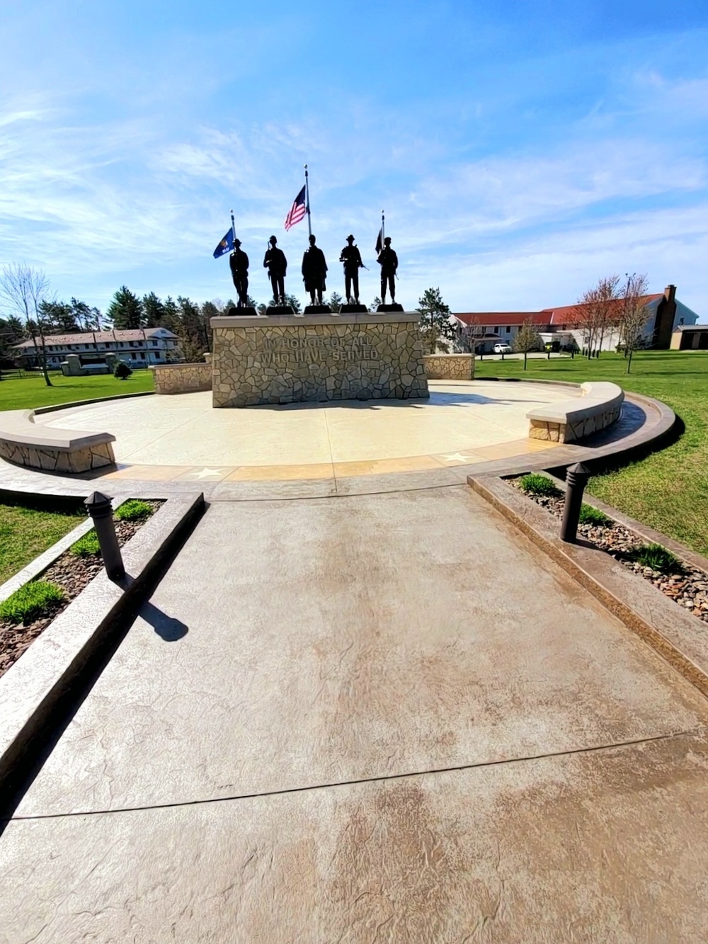 Veterans Memorial Plaza at Fort McCoy