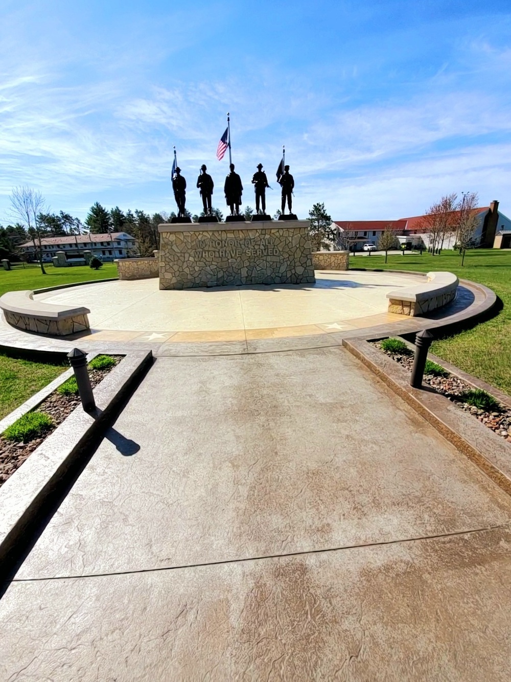 Veterans Memorial Plaza at Fort McCoy