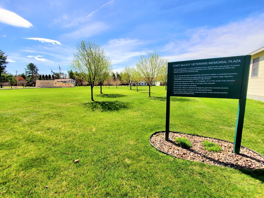 Veterans Memorial Plaza at Fort McCoy