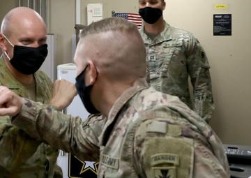 Australian Army general tours 'the vault' at Camp Arifjan