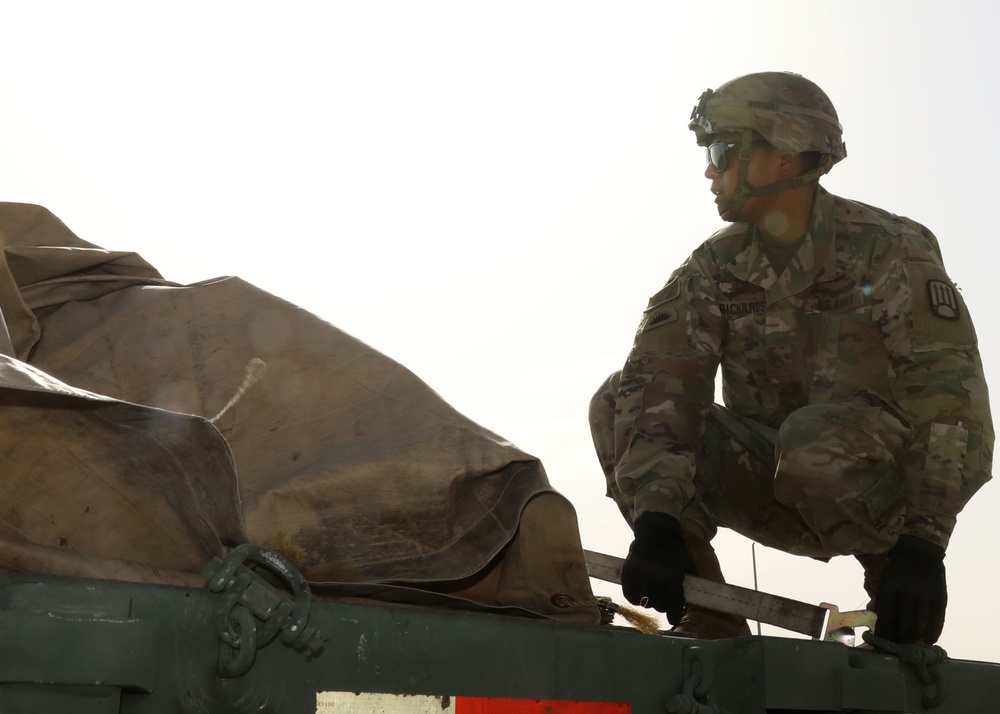 Retrograde munitions from Afganistan arrive at Camp Arifjan